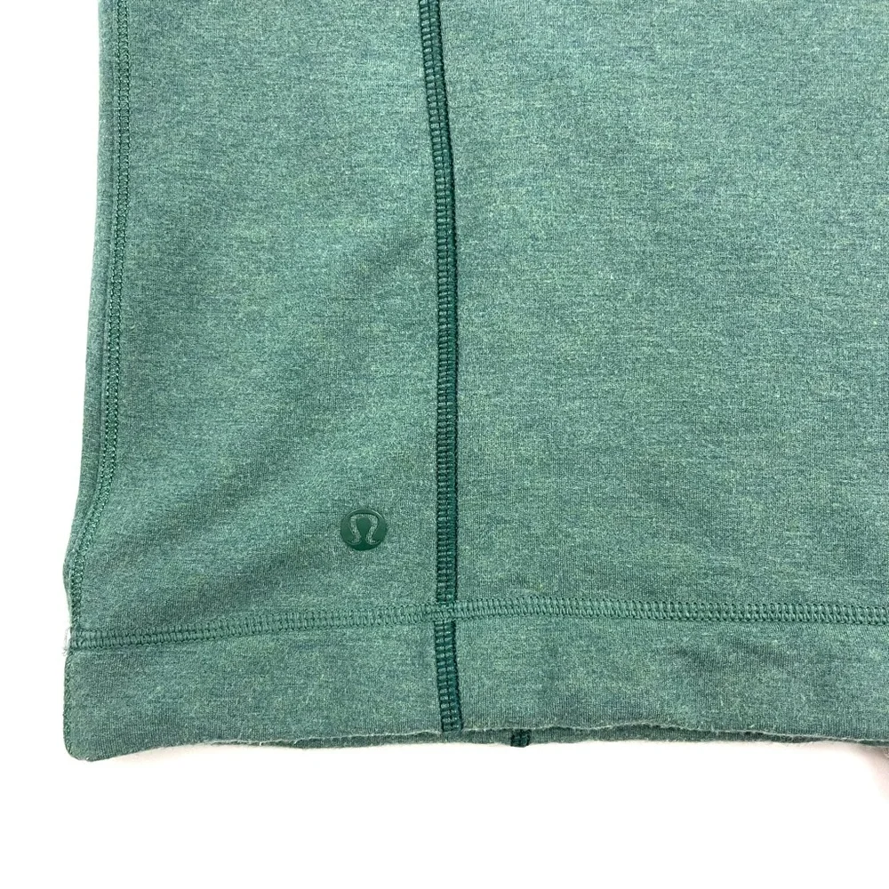 Lululemon Women’s Serenity Hoodie Pullover Green Short Sleeve W3E32S